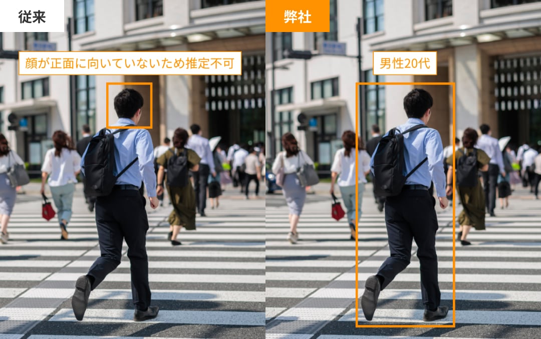 見た目全身から属性を推定
